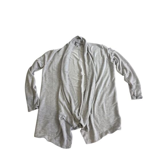 Athleta Tops - Athleta Wrap Cardigan Light gray Medium